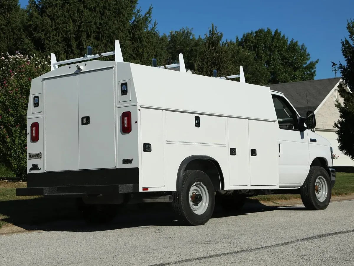 Knapheide KUV enclosed utility body on a Ram chassis