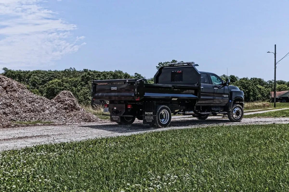 Knapheide dump body on a Ram 5500 chassis cab