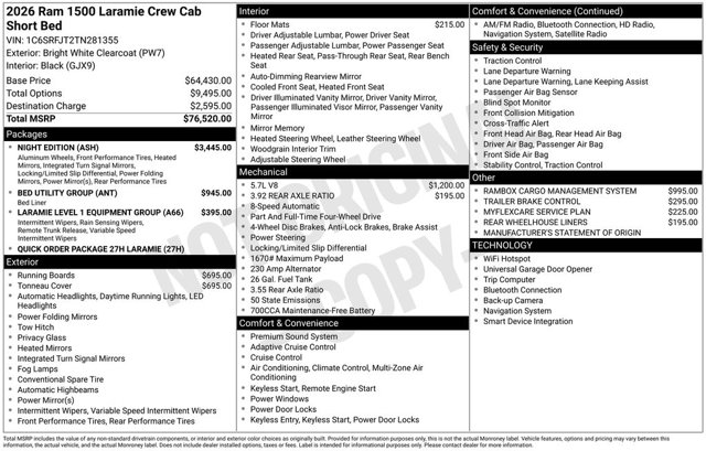 2026 Ram 1500 Laramie