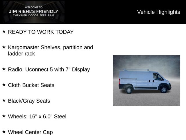 2026 Ram ProMaster Cargo Van Tradesman