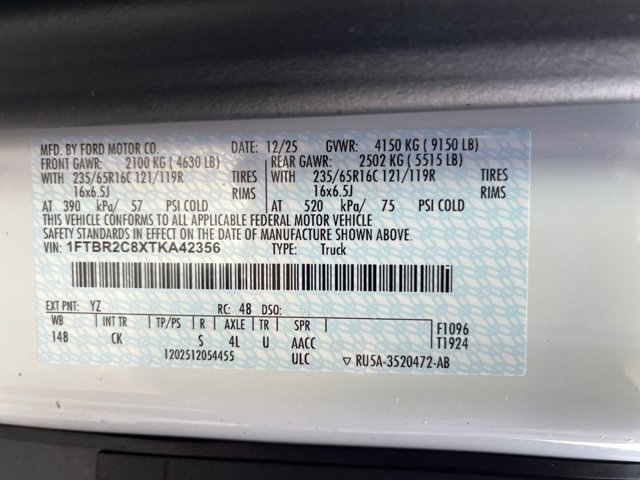 2026 Ford Transit Cargo Van Base