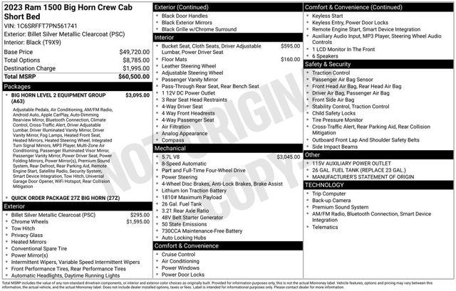 2023 Ram 1500 Big Horn