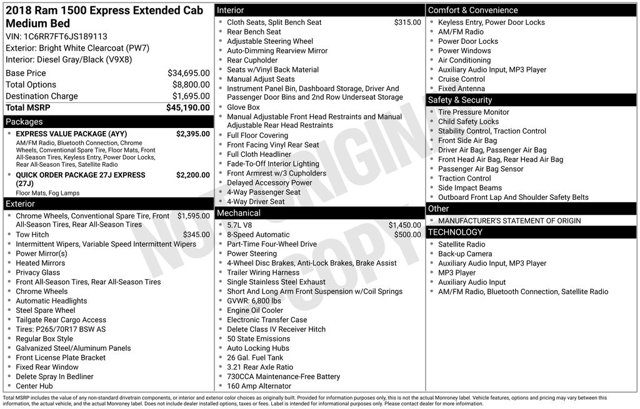 2018 Ram 1500 Express
