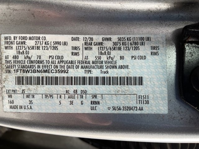 2021 Ford Super Duty F-350 SRW XLT