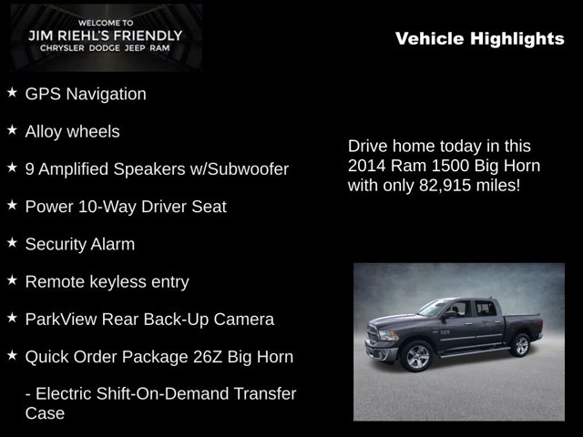 2014 Ram 1500 Big Horn