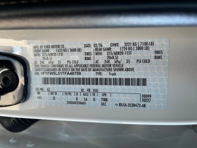 2026 Ford F-150 LARIAT