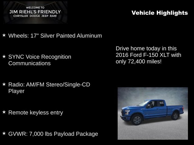 2016 Ford F-150 XLT