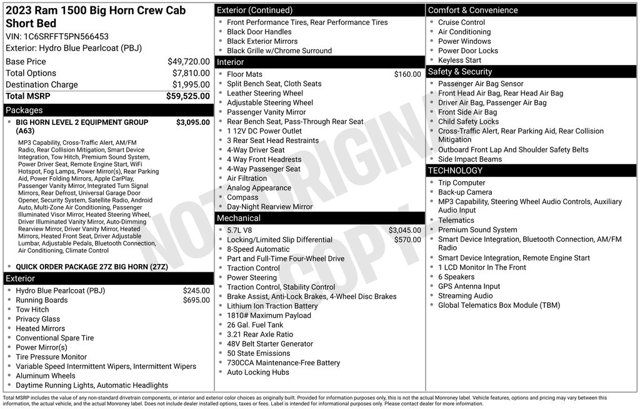 2023 Ram 1500 Big Horn
