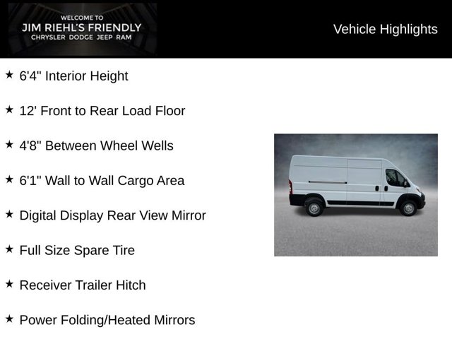 2026 Ram ProMaster Cargo Van Tradesman