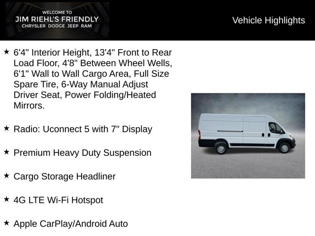 2026 Ram ProMaster Cargo Van Tradesman