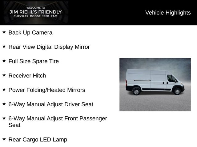 2026 Ram ProMaster Cargo Van Tradesman