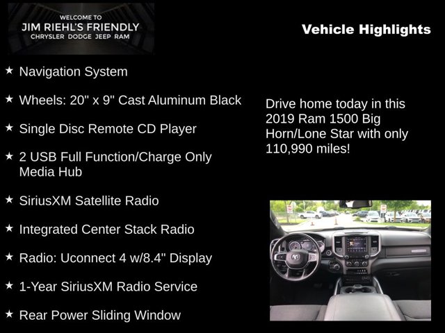 2019 Ram 1500 Big Horn/Lone Star